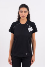 Chaquetilla Mujer Comfy Negro ARCIEL con MICROPERFORADO SPANDEX