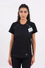 Chaquetilla Mujer Comfy Negro ARCIEL con  MICROPERFORADO SPANDEX