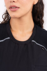 Chaquetilla Mujer Comfy Negro ARCIEL con MICROPERFORADO SPANDEX - Image 7