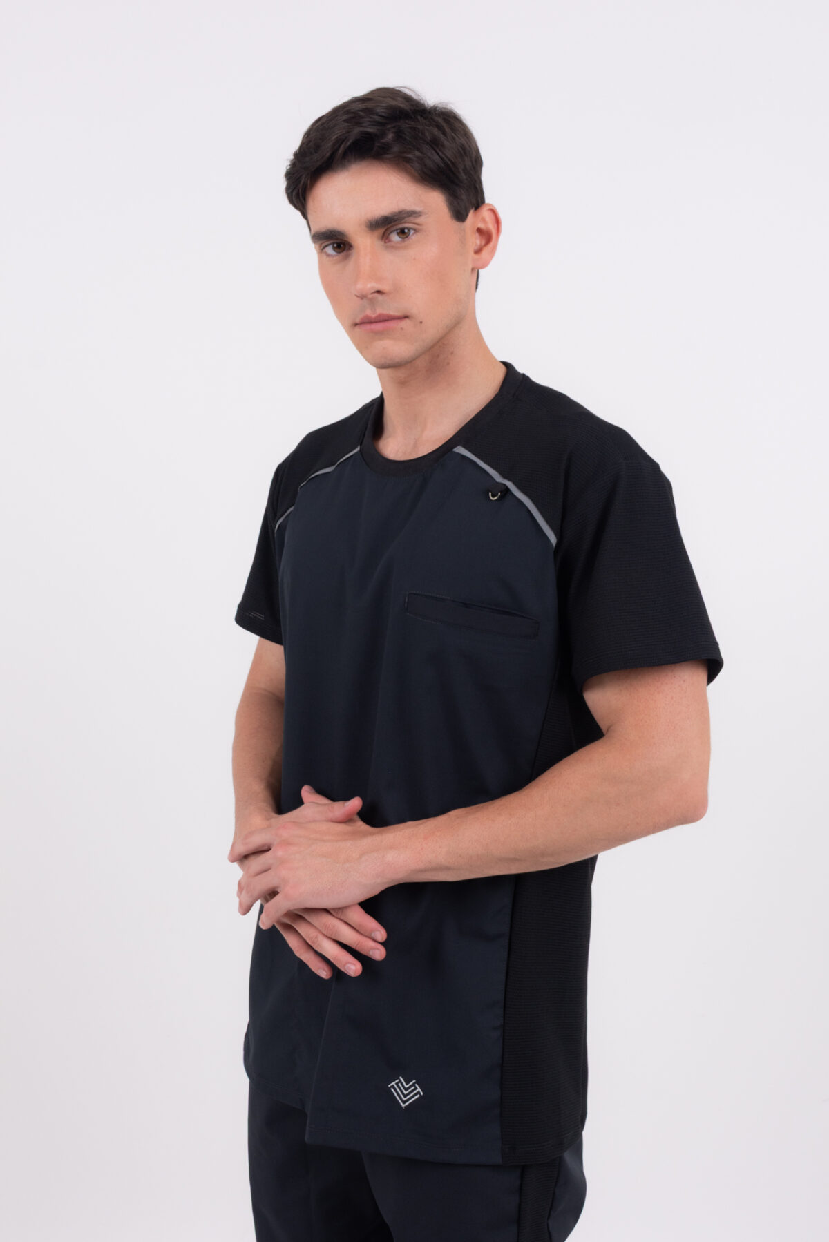 Chaquetilla Hombre Comfy Negro ARCIEL con MICROPERFORADO SPANDEX - Image 2