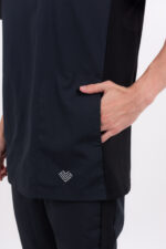 Chaquetilla Hombre Comfy Negro ARCIEL con MICROPERFORADO SPANDEX - Image 3