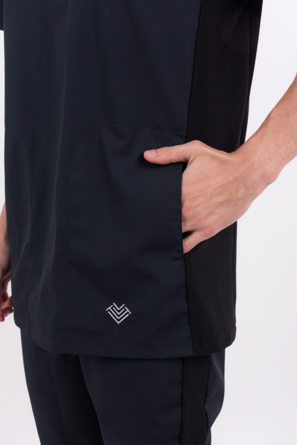 Chaquetilla Hombre Comfy Negro ARCIEL con MICROPERFORADO SPANDEX - Imagen 3