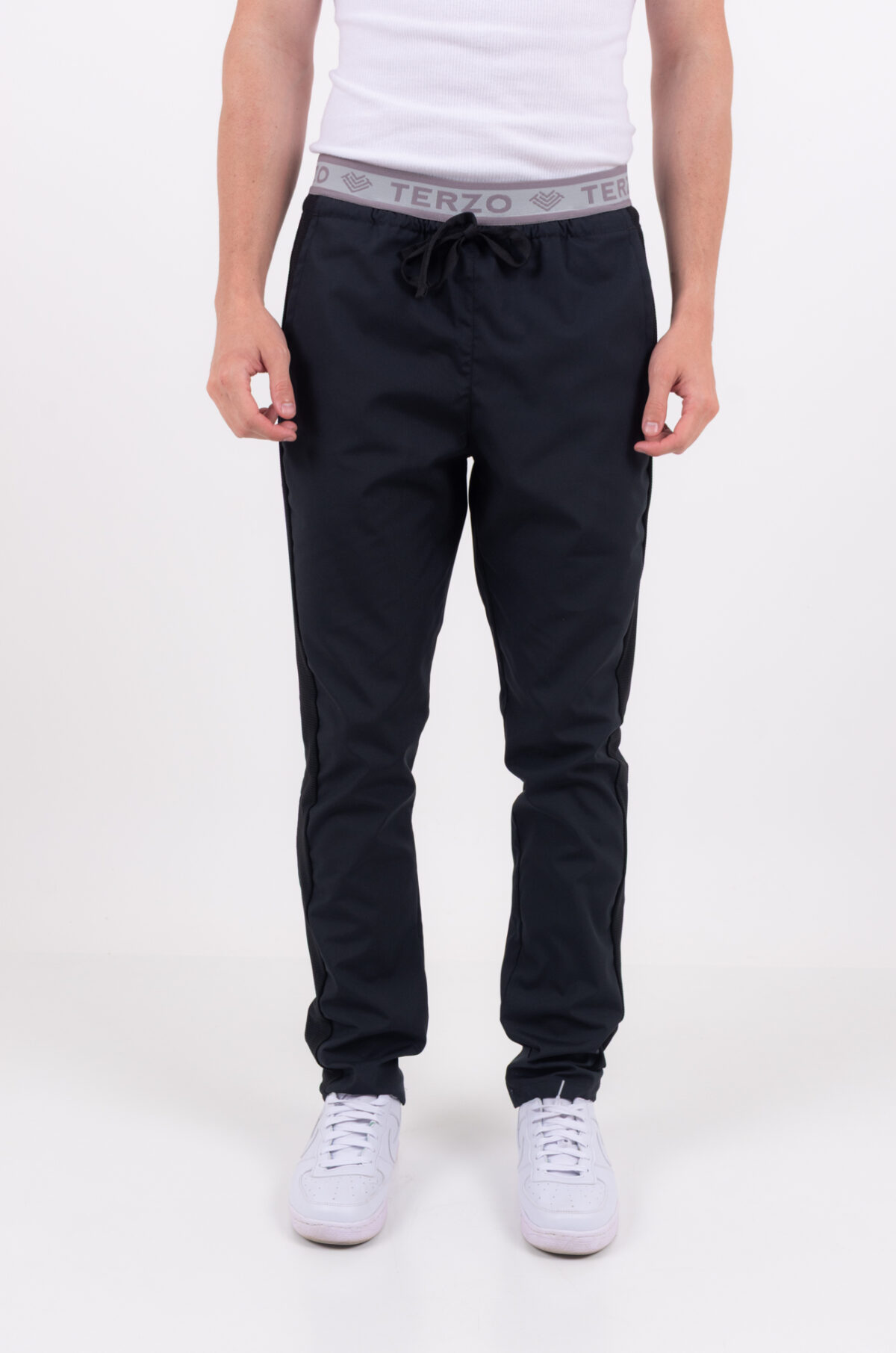 Pantalon Unisex Brand Comfy Negro ARCIEL con MICROPERFORADO SPANDEX - Image 9