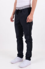 Pantalon Unisex Brand Comfy Negro ARCIEL con MICROPERFORADO SPANDEX - Image 8