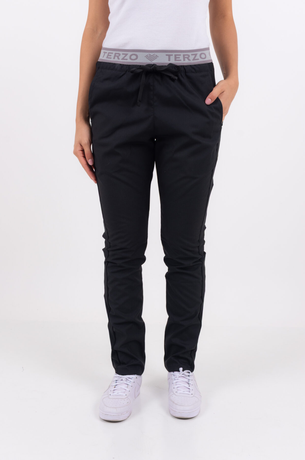 Pantalon Unisex Brand Comfy Negro ARCIEL con MICROPERFORADO SPANDEX - Image 1