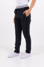 Pantalon Unisex Brand Comfy Negro ARCIEL con MICROPERFORADO SPANDEX - Image 2