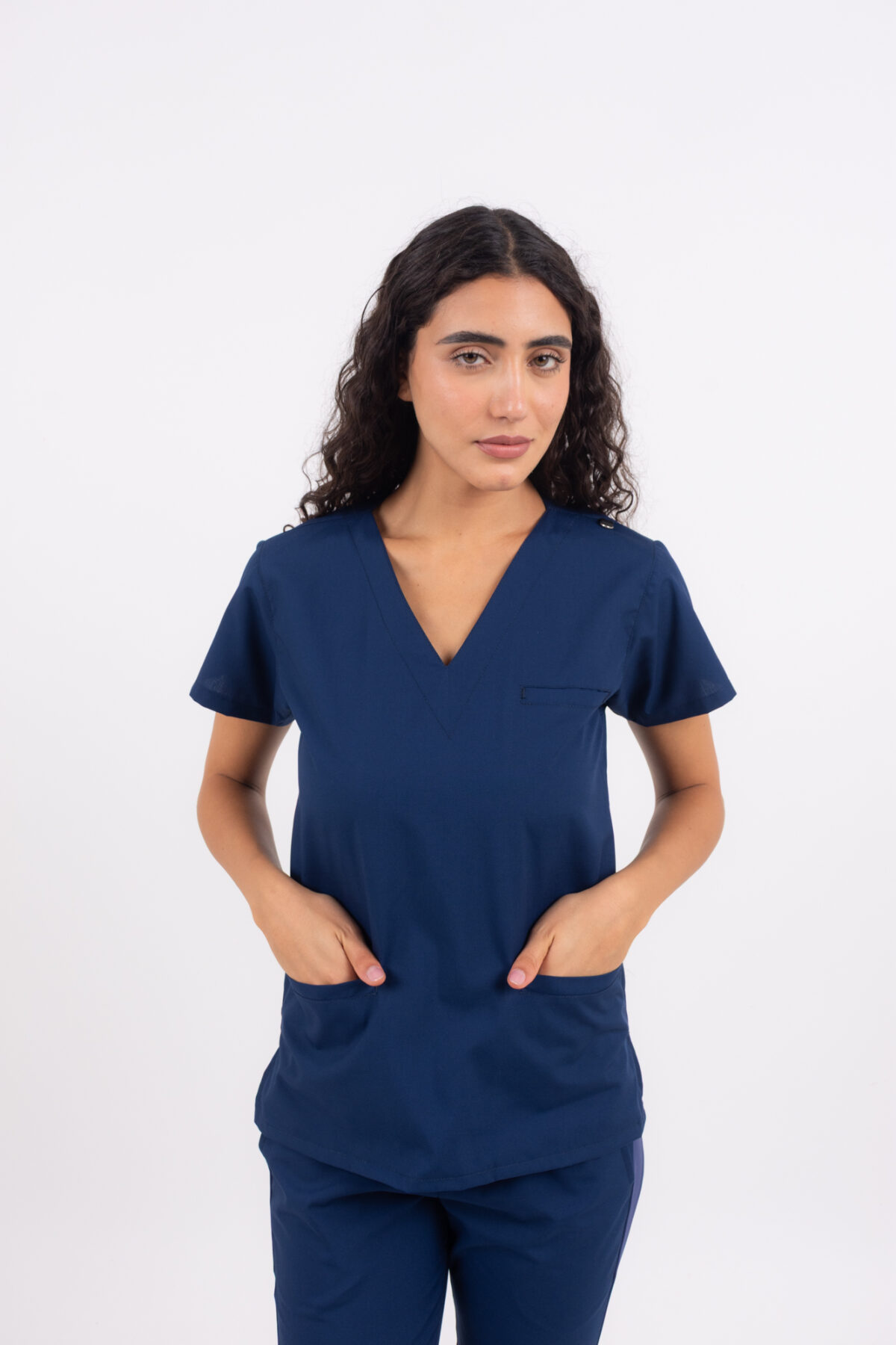 Chaquetilla Mujer Shapy Azul Marino ARCIEL con JERSEY SPANDEX - Image 1