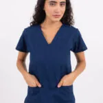 Chaquetilla Mujer Shapy Azul Marino ARCIEL con JERSEY SPANDEX