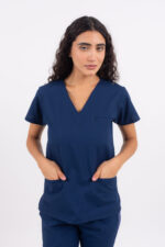 Chaquetilla Mujer Shapy Azul Marino ARCIEL con JERSEY SPANDEX