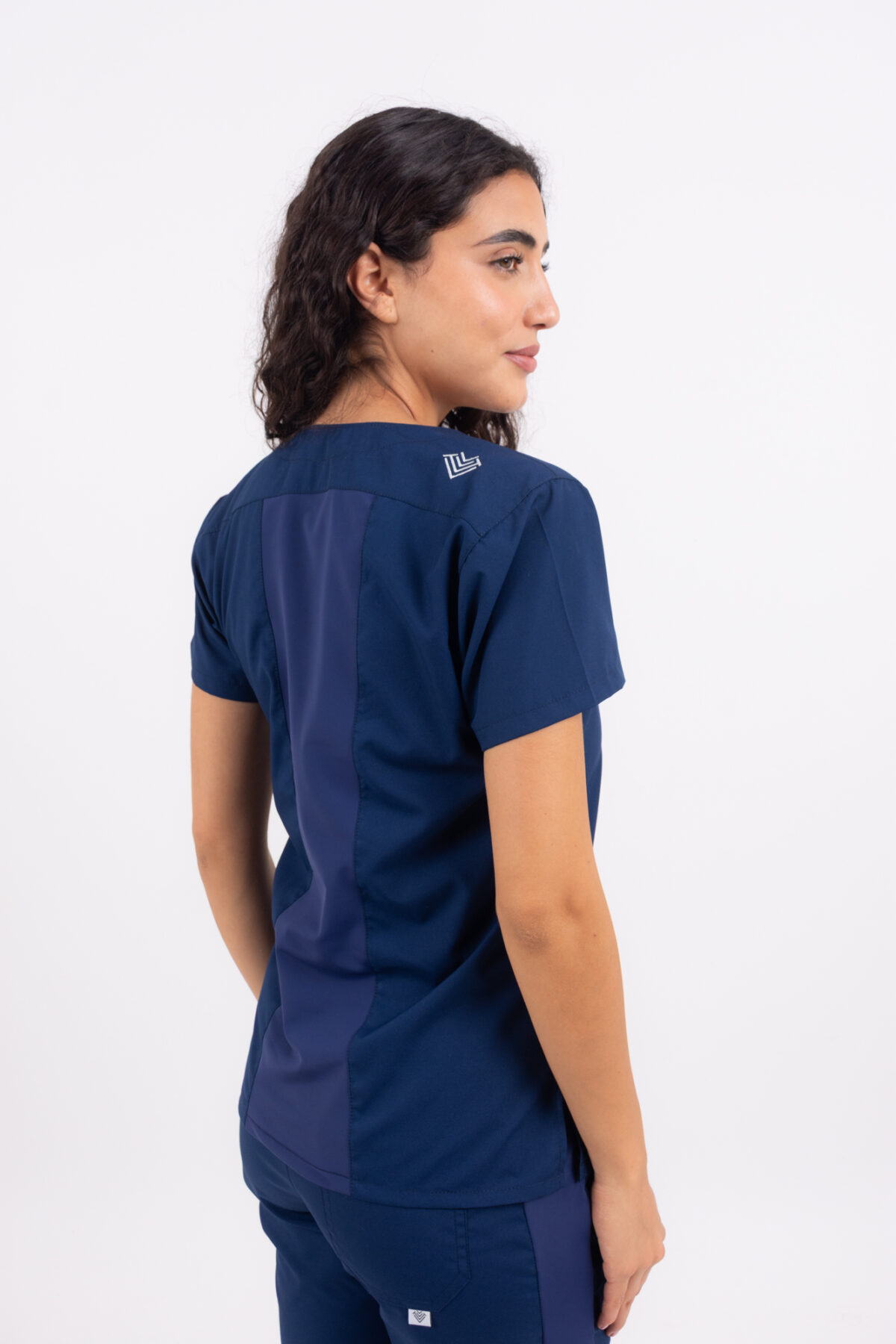 Chaquetilla Mujer Shapy Azul Marino ARCIEL con JERSEY SPANDEX - Image 3