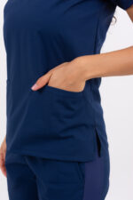 Chaquetilla Mujer Shapy Azul Marino ARCIEL con JERSEY SPANDEX - Image 4