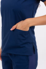 Chaquetilla Mujer Shapy Azul Marino ARCIEL con JERSEY SPANDEX - Image 4