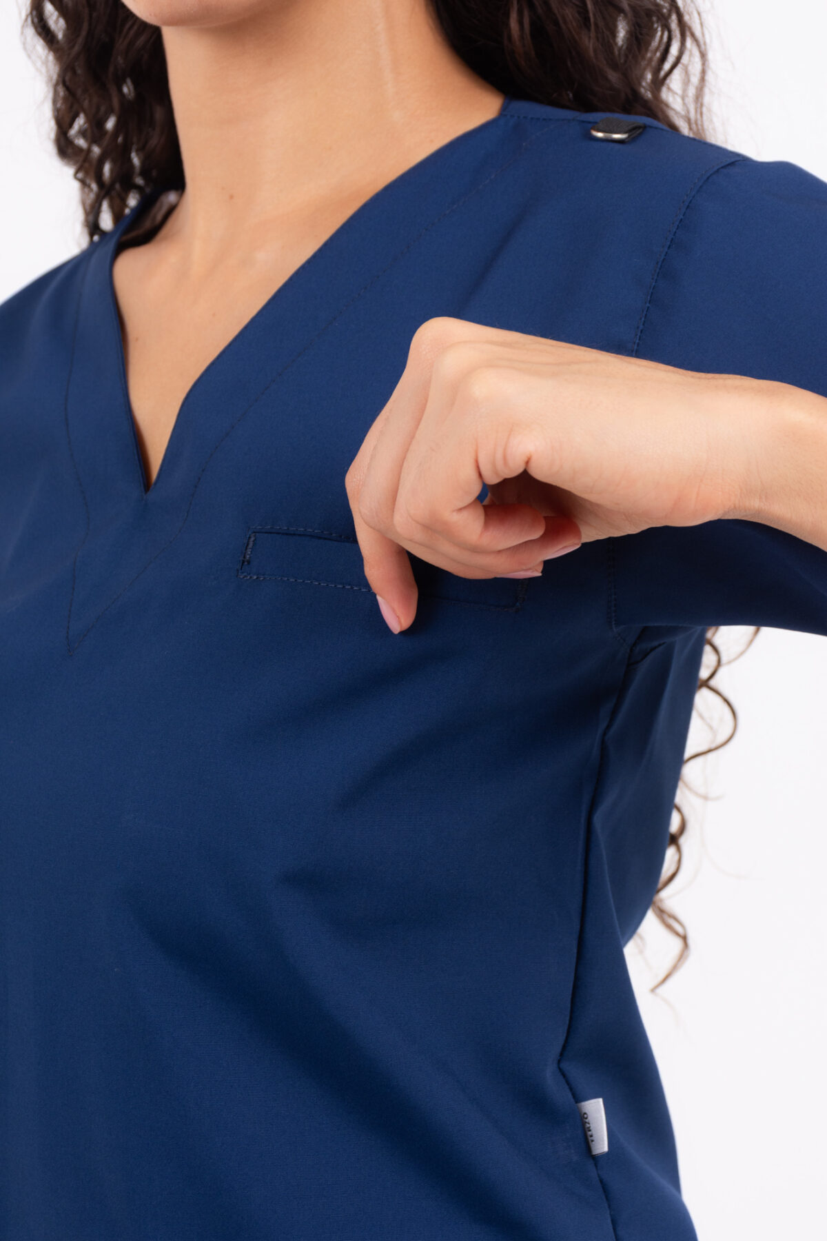 Chaquetilla Mujer Shapy Azul Marino ARCIEL con JERSEY SPANDEX - Image 5