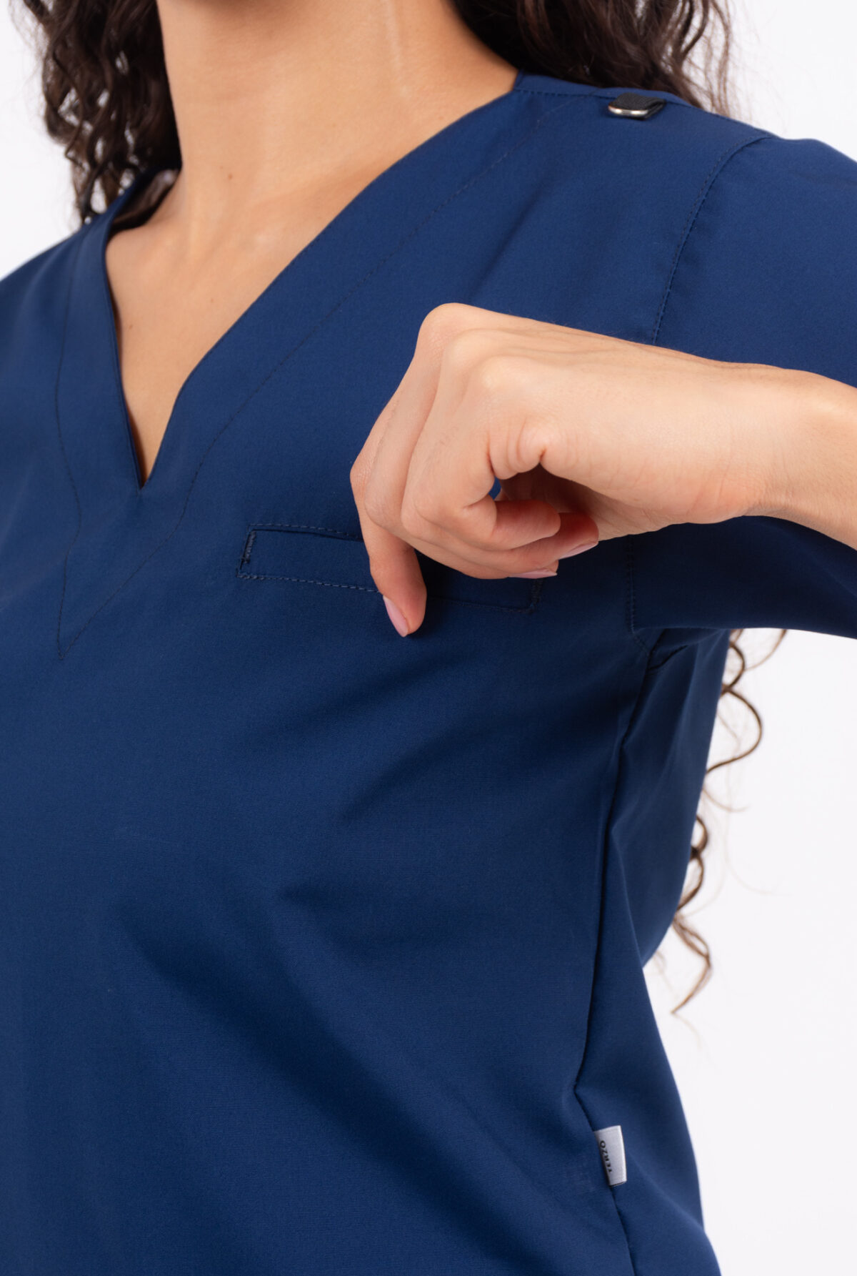 Chaquetilla Mujer Shapy Azul Marino ARCIEL con JERSEY SPANDEX - Image 5