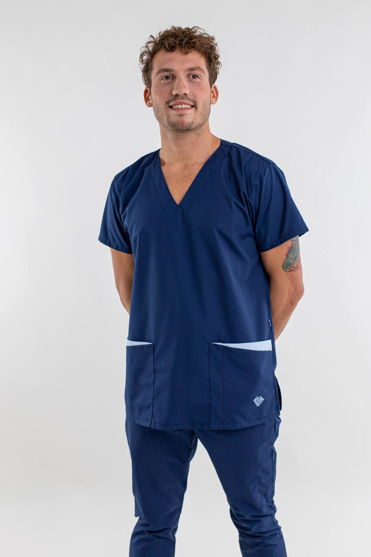 Chaquetilla Hombre Lisa Azul Marino 490 SUPERFLEX SPANDEX