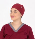 Cofia Estilo Gorra Unisex Bordo ARCIEL