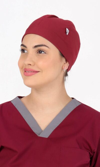 Cofia Estilo Gorra Unisex Bordo ARCIEL