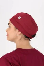 Cofia Estilo Gorra Unisex Bordo ARCIEL - Imagen 2