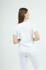 Chaquetilla Mujer Ecco Blanco y Musgo ALGODON SPANDEX - Image 2