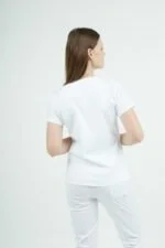 Chaquetilla Mujer Ecco Blanco y Musgo ALGODON SPANDEX - Imagen 2