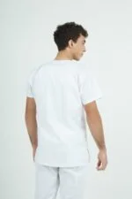 Chaquetilla Hombre Ecco Blanco y Musgo ALGODON SPANDEX - Imagen 2