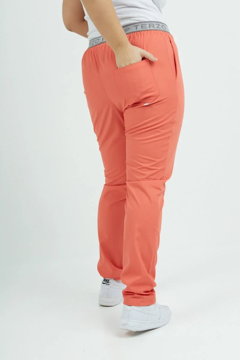 Pantalon Unisex Brand Pocket Rojo Cadmio ARCIEL - Imagen 2