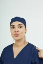 Cofia Estilo Gorra Unisex Marino SUPERFLEX - Imagen 3
