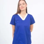 Chaquetilla Mujer Ecco Electrico y Blanco ALGODON SPANDEX