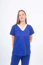 Chaquetilla Mujer Ecco Electrico y Blanco ALGODON SPANDEX