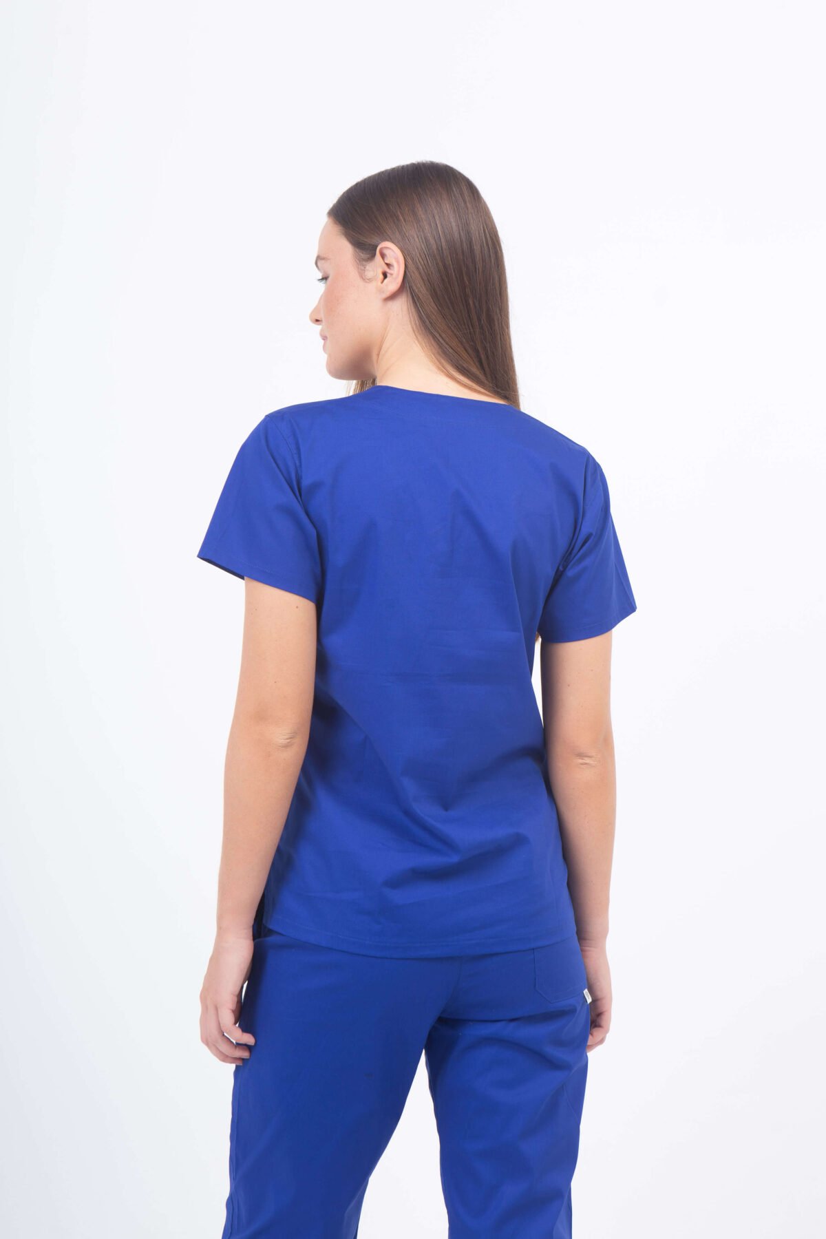 terzo32246 Chaquetilla Mujer Ecco Electrico y Blanco ALGODON SPANDEX - Image 2