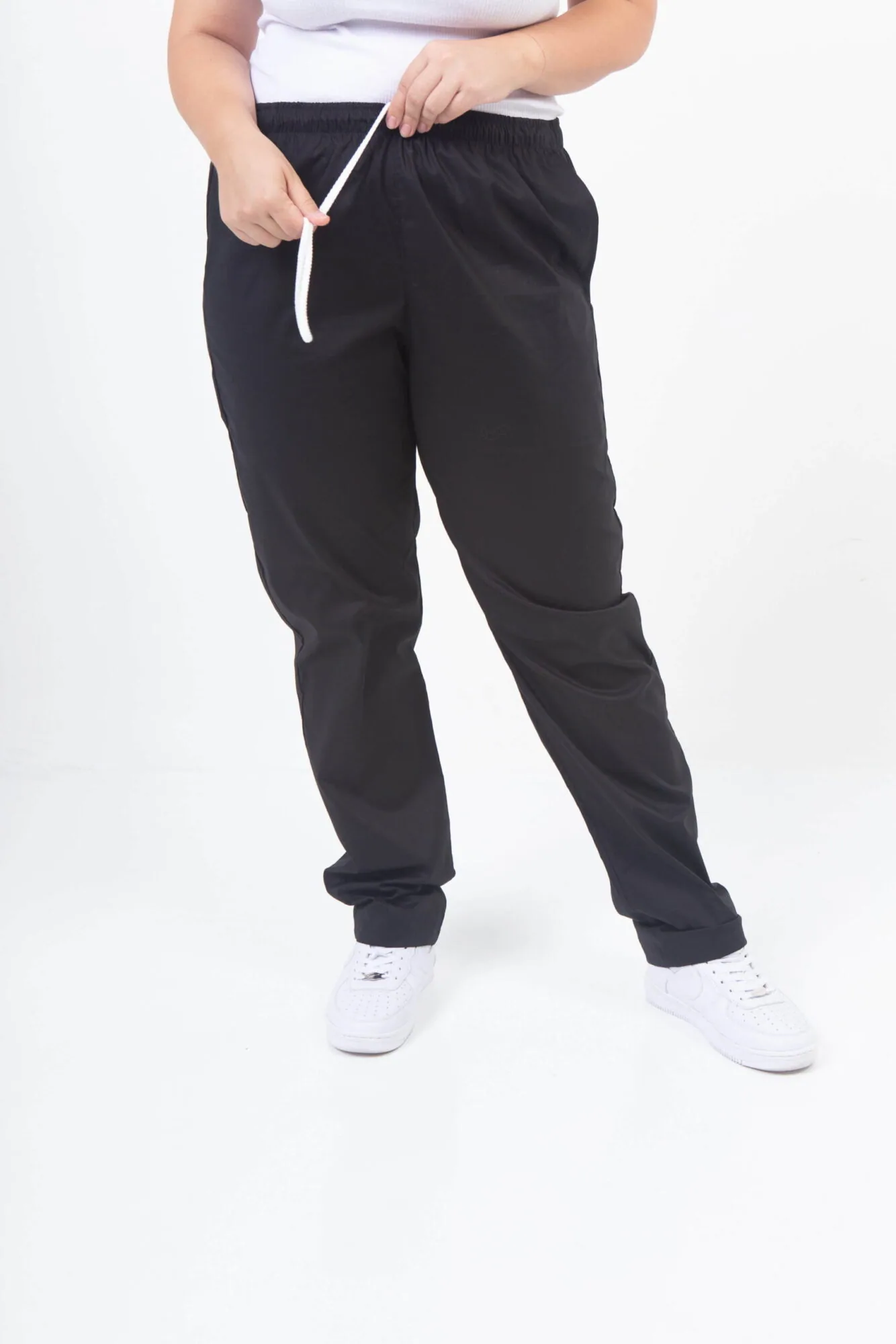 terzo32610 Pantalon Unisex Ecco Negro ALGODON SPANDEX - Imagen 1