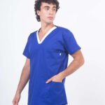 Chaquetilla Hombre Ecco Electrico y Blanco ALGODON SPANDEX