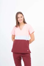 Chaquetilla Mujer Tricolor Bordo ARCIEL