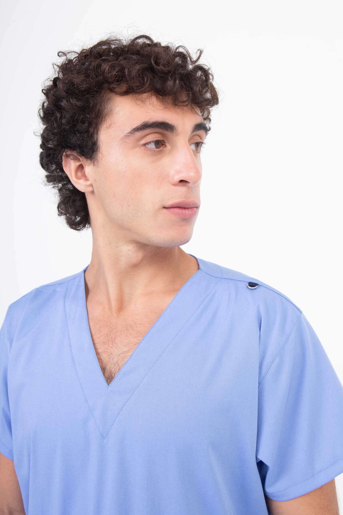 terzo33481 Chaquetilla Hombre Lisa Celeste Acuario SPANDEX - Image 3