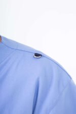 Chaquetilla Hombre Lisa Celeste Acuario SPANDEX - Image 4