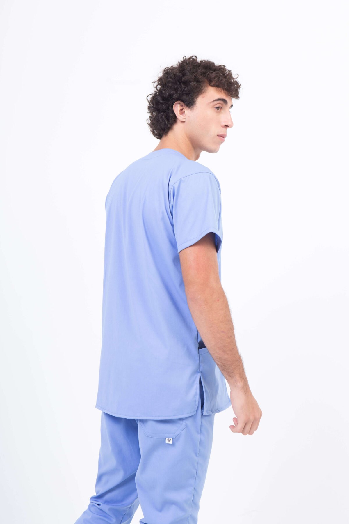 terzo33495 Chaquetilla Hombre Lisa Celeste Acuario SPANDEX - Image 2