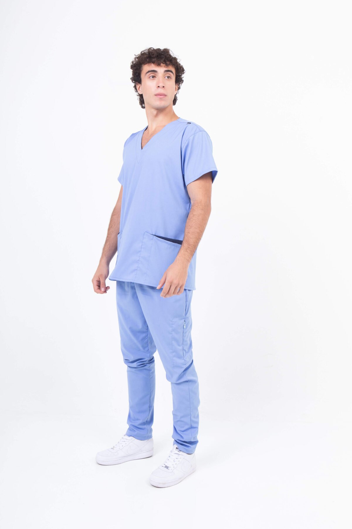 terzo33496 Chaquetilla Hombre Lisa Celeste Acuario SPANDEX - Image 7