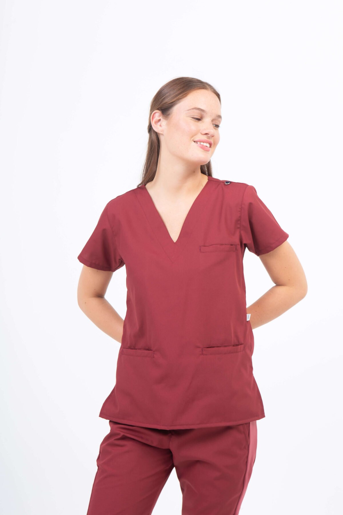 Chaquetilla Mujer Shapy Bordo ARCIEL con JERSEY SPANDEX - Image 1