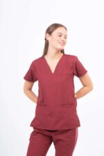 Chaquetilla Mujer Shapy Bordo ARCIEL con JERSEY SPANDEX