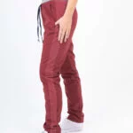 Pantalon Unisex Brand Shapy Bordo ARCIEL con JERSEY SPANDEX