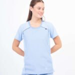 Chaquetilla Mujer Comfy Celeste ARCIEL con MICROPERFORADO SPANDEX