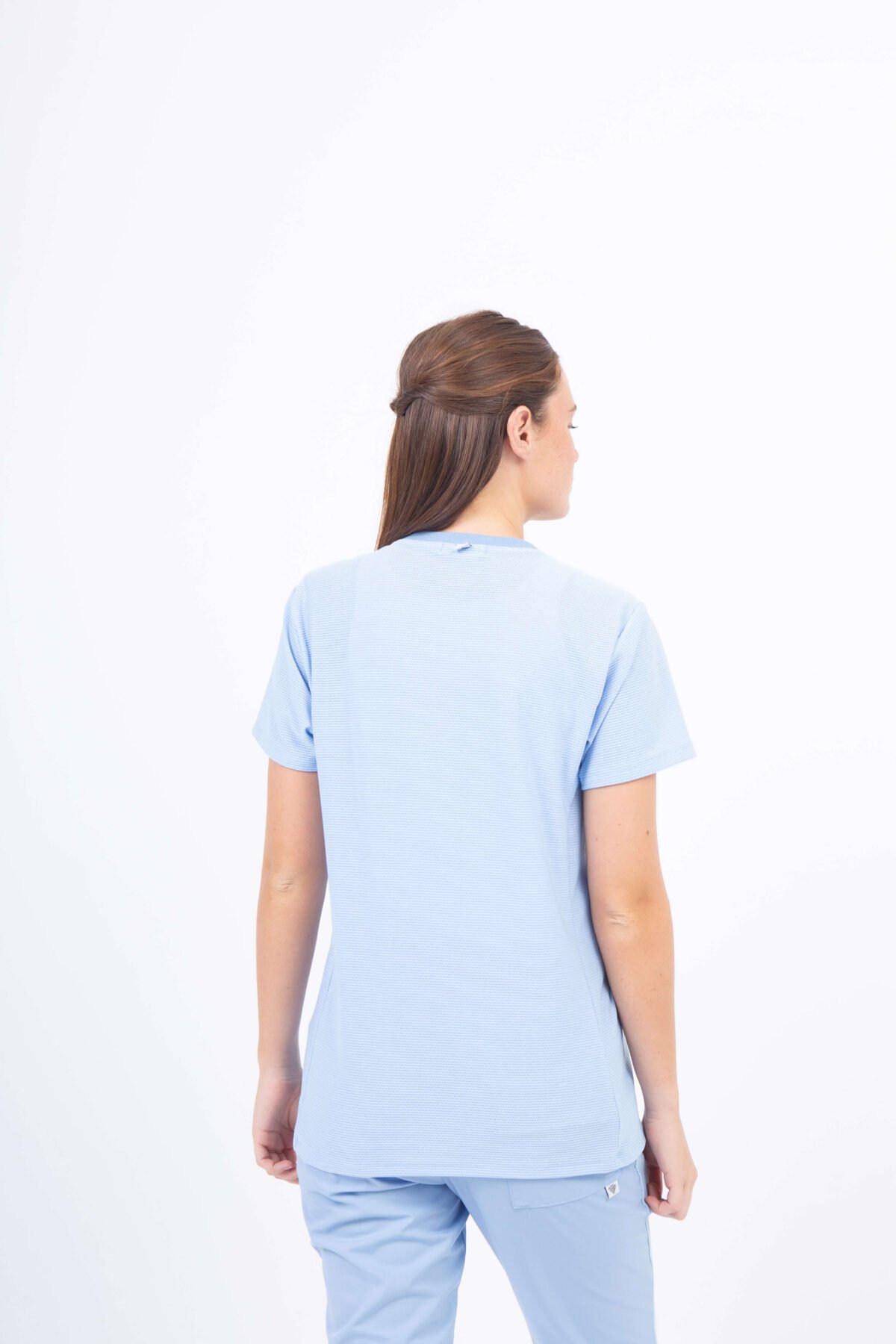 Chaquetilla Mujer Comfy Celeste ARCIEL con MICROPERFORADO SPANDEX - Image 2