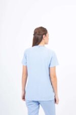 Chaquetilla Mujer Comfy Celeste ARCIEL con MICROPERFORADO SPANDEX - Image 2