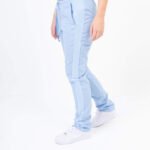 Pantalon Unisex Brand Comfy Celeste ARCIEL con MICROPERFORADO SPANDEX