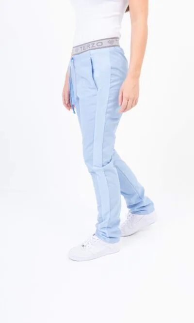 Pantalon Unisex Brand Comfy Celeste ARCIEL con MICROPERFORADO SPANDEX