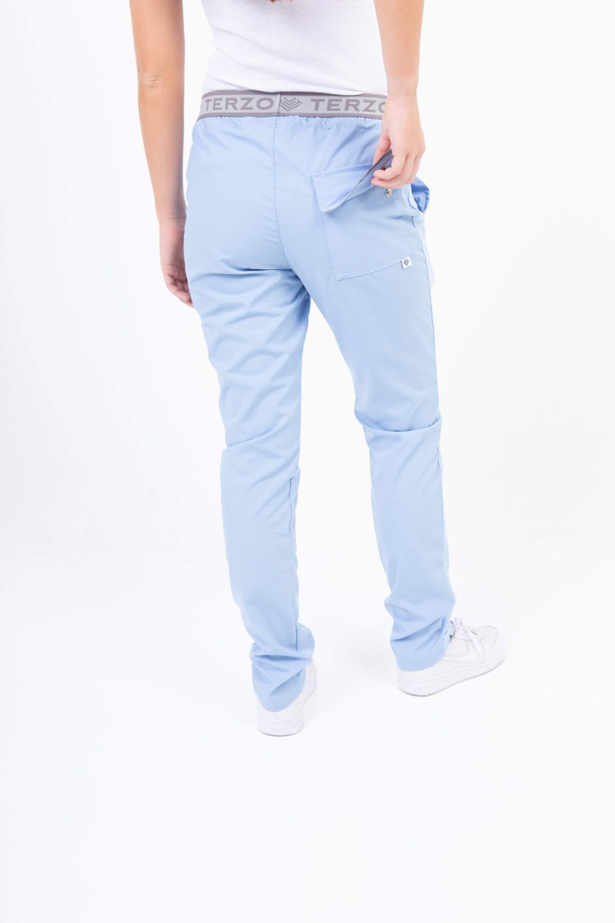 Pantalon Unisex Brand Comfy Celeste ARCIEL con MICROPERFORADO SPANDEX - Image 2