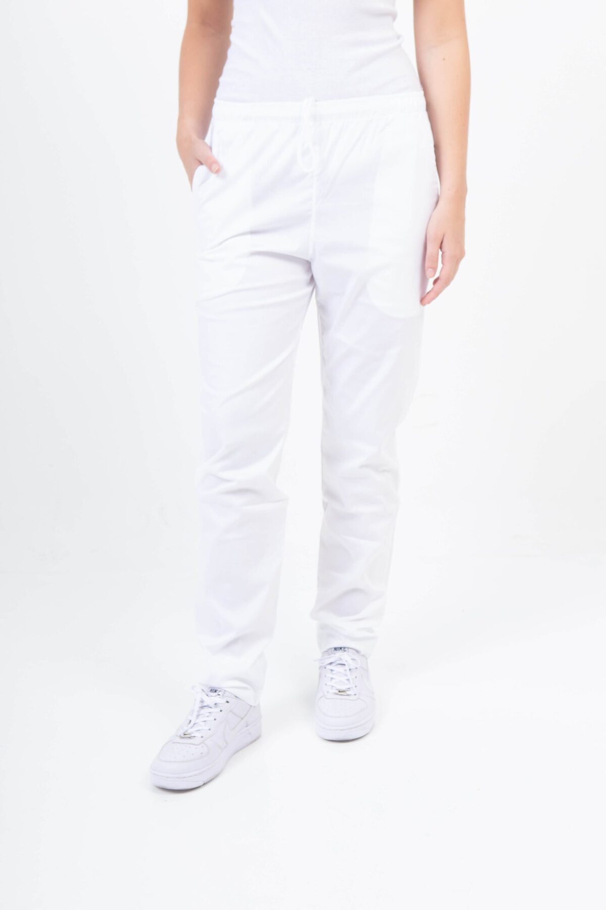 Pantalon Unisex Ecco Blanco ALGODON SPANDEX - Image 1