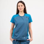Chaquetilla Mujer Comfy Petroleo ARCIEL con MICROPERFORADO SPANDEX