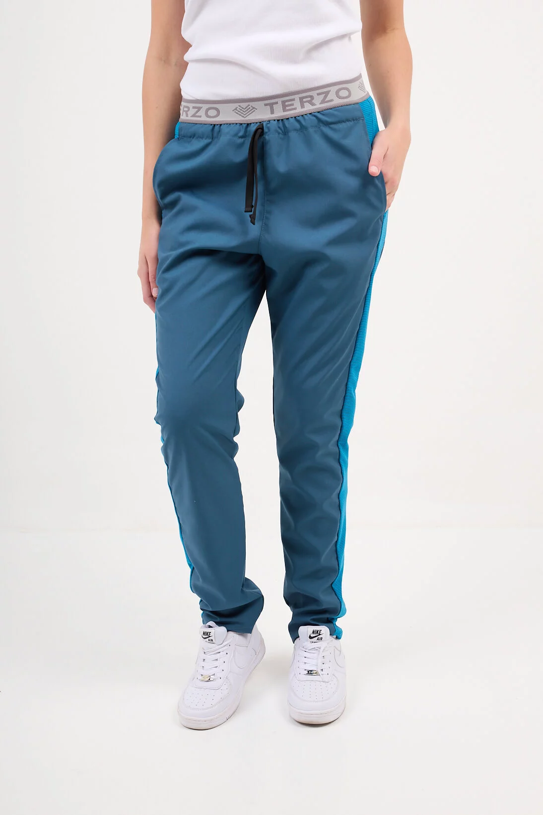 Pantalon Unisex Brand Comfy Petroleo ARCIEL con MICROPERFORADO SPANDEX - Imagen 1