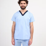 Chaquetilla Hombre Ecco Celeste y Marino ALGODON SPANDEX